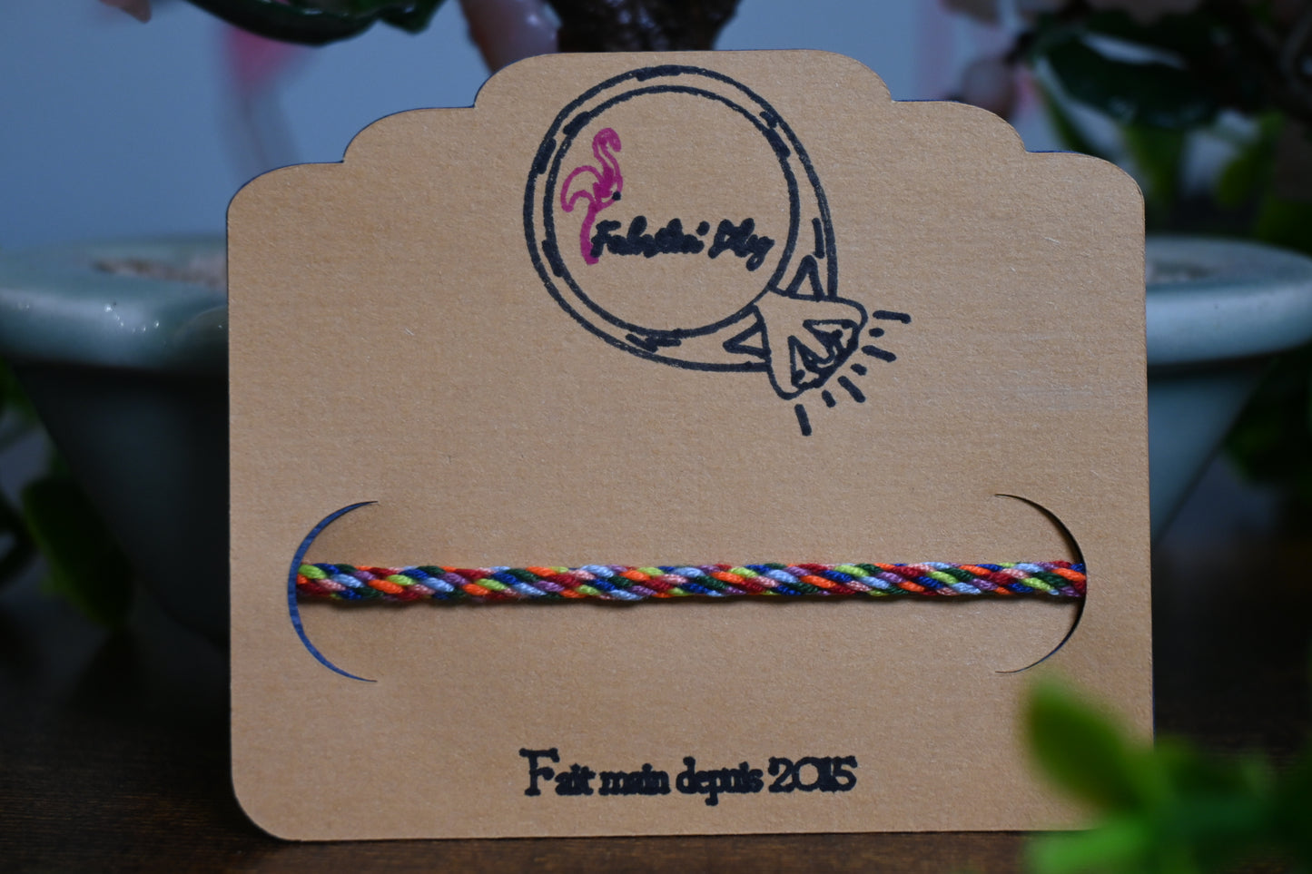 Bracelet Kumihimo - Multicolore