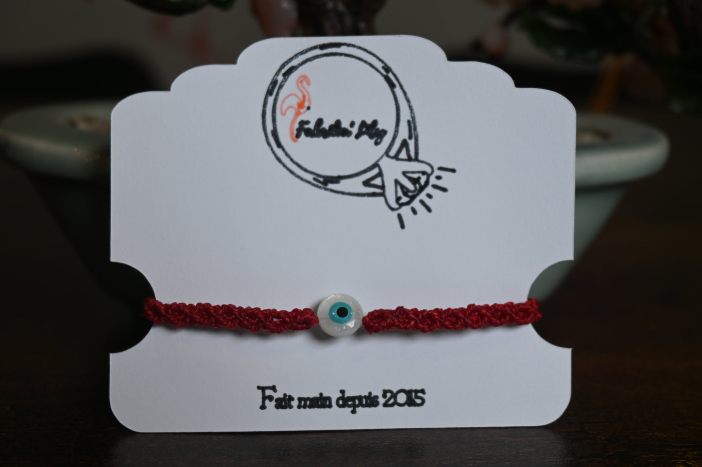 🧿 Bracelet Protecteur - Mauvais Œil & Nacre