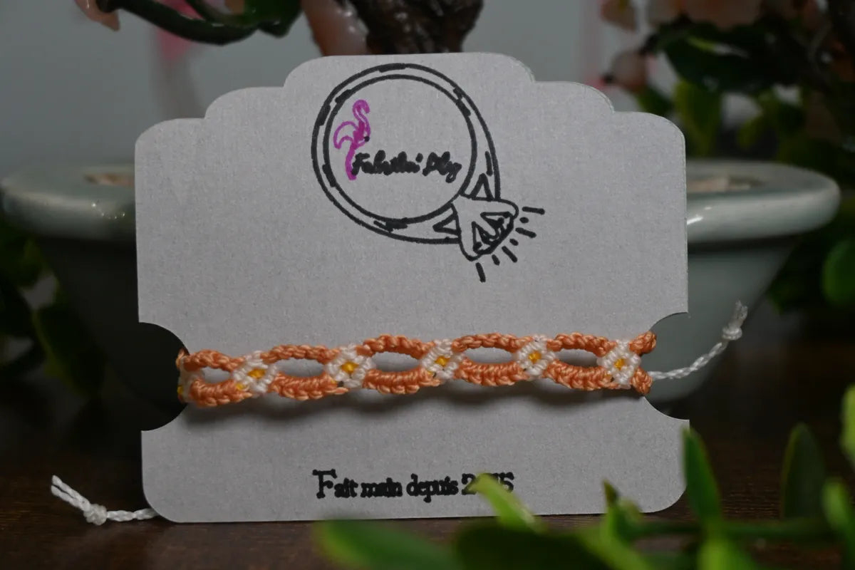 Bracelets micro-macramé - Collection Herbier Bohème