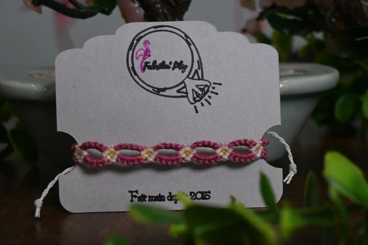 Bracelets micro-macramé - Collection Herbier Bohème