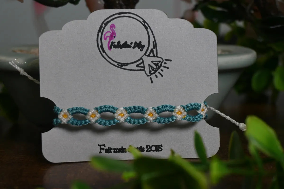 Bracelets micro-macramé - Collection Herbier Bohème