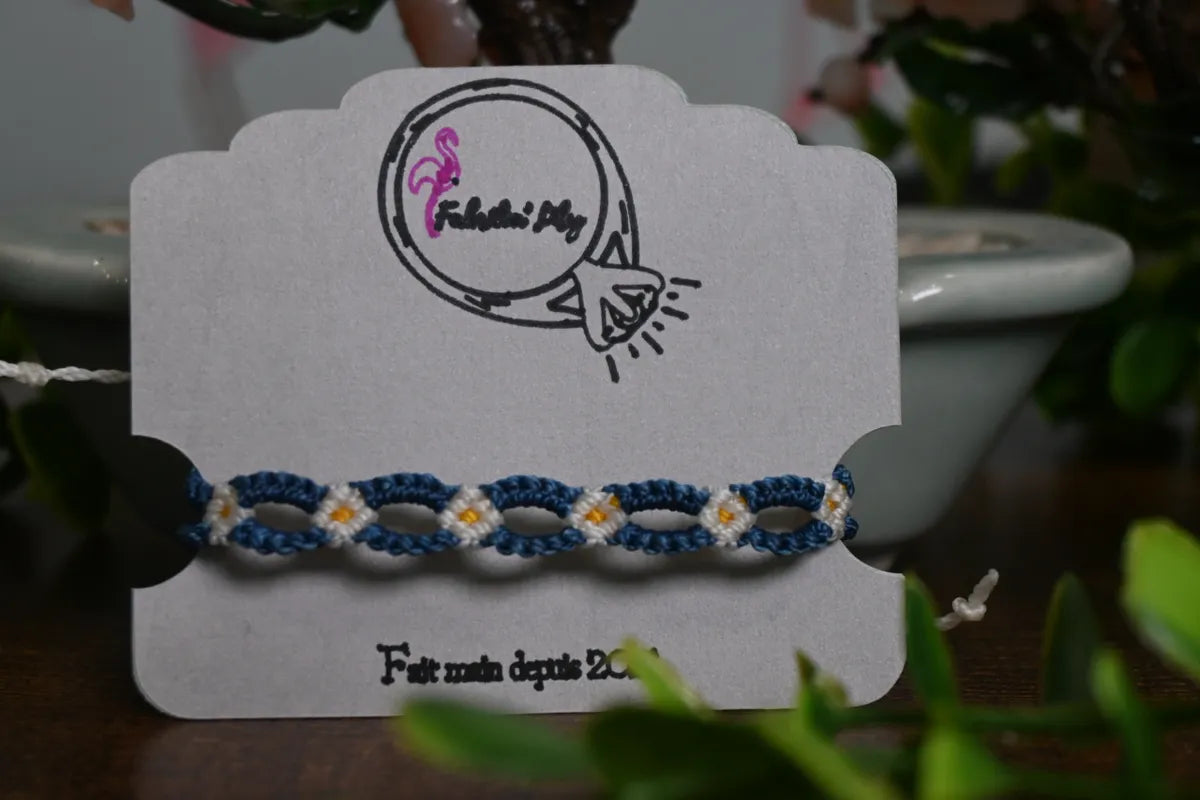 Bracelets micro-macramé - Collection Herbier Bohème
