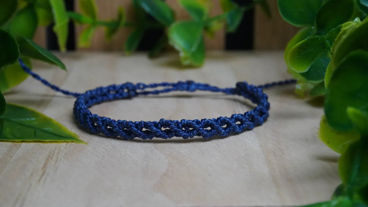 Bracelets micro-macramé - Collection Murmures Nocturnes