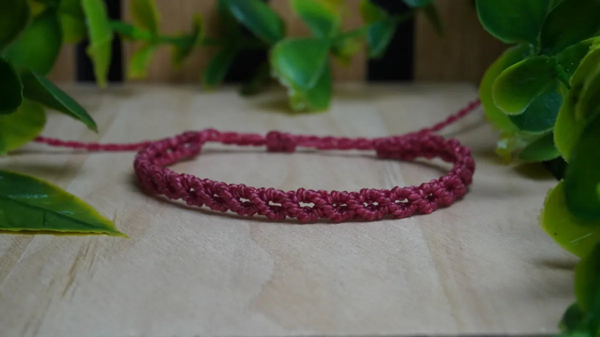 Bracelets micro-macramé - Collection Murmures Nocturnes