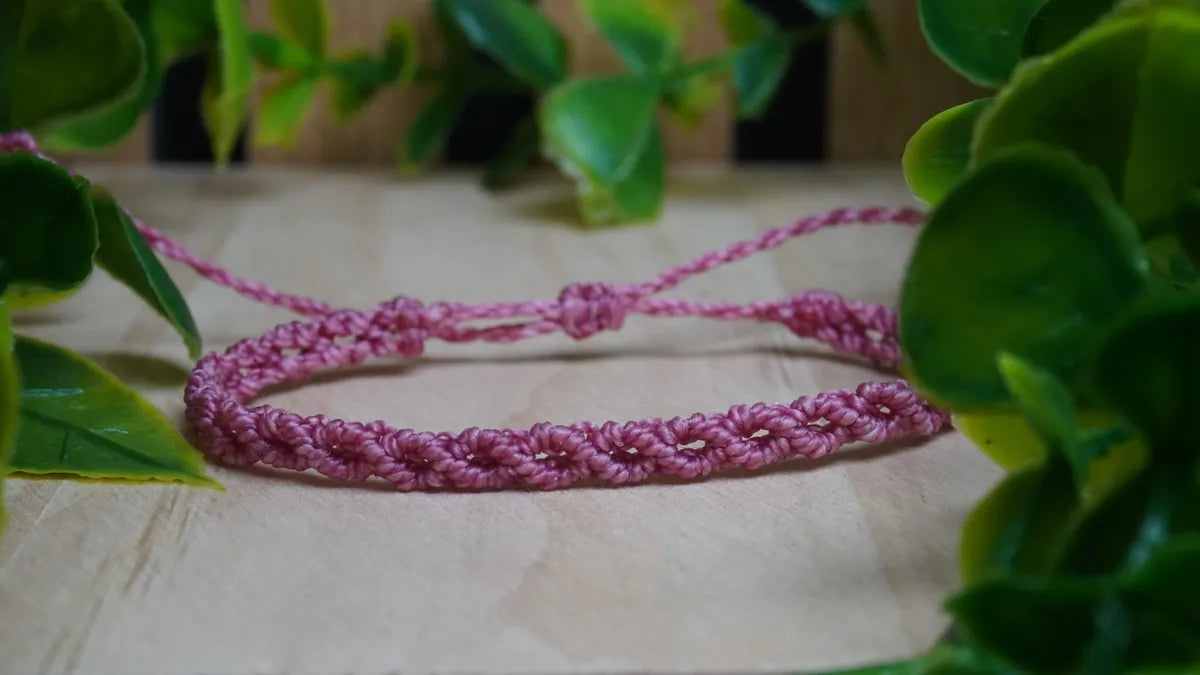 Bracelets micro-macramé - Collection Murmures Nocturnes