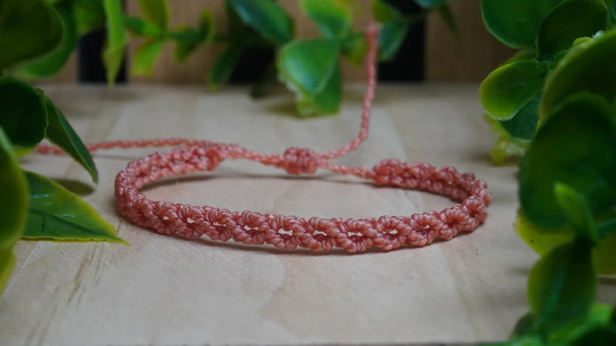 Bracelets micro-macramé - Collection Murmures Nocturnes