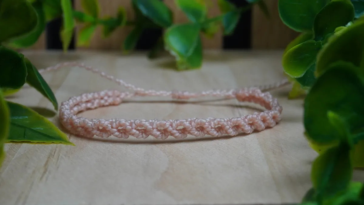 Bracelets micro-macramé - Collection Murmures Nocturnes