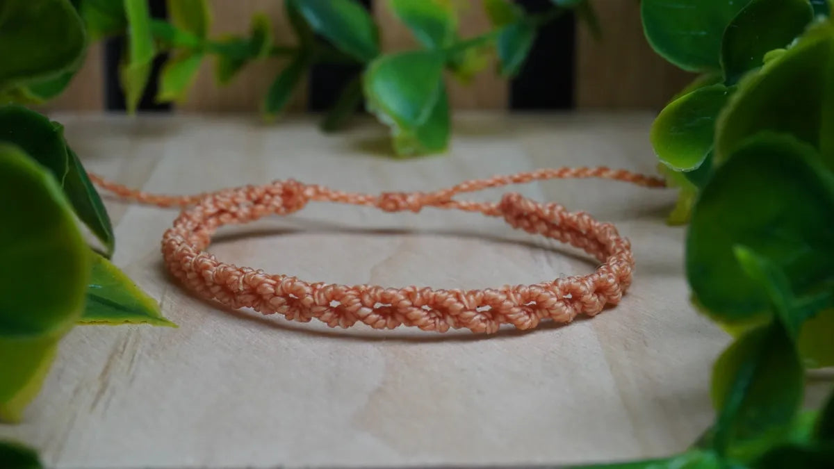 Bracelets micro-macramé - Collection Murmures Nocturnes