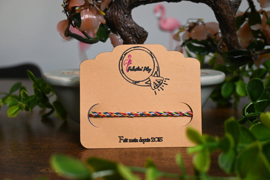 Bracelet Kumihimo - Multicolore