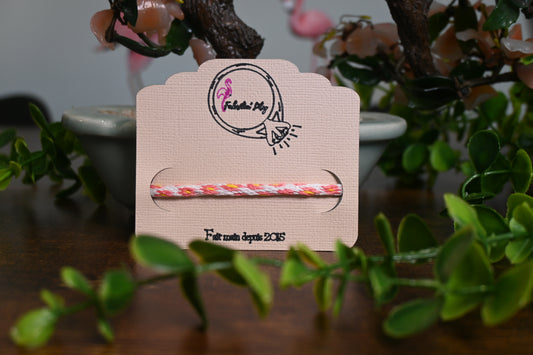 Bracelet Kumihimo Floral