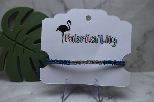 🧵 Bracelet macramé – Collection pailletés