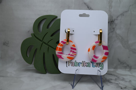 ✨ Les Créoles Modulables –Tiger Pop