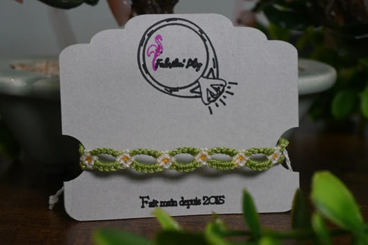 Bracelets micro-macramé - Collection Herbier Bohème