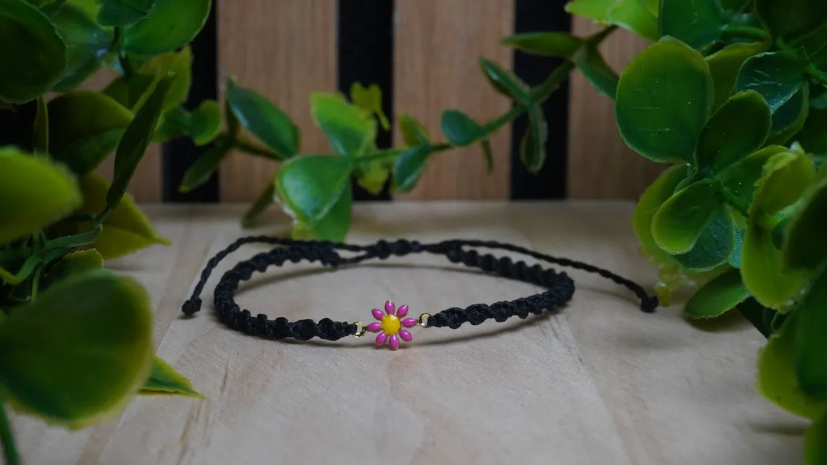 Bracelets micro-macramé - Collection Fleur Bohème