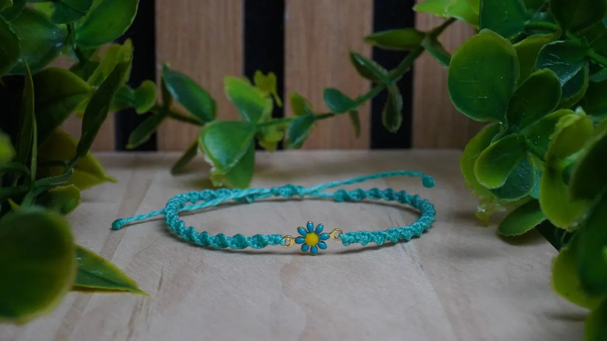 Bracelets micro-macramé - Collection Fleur Bohème