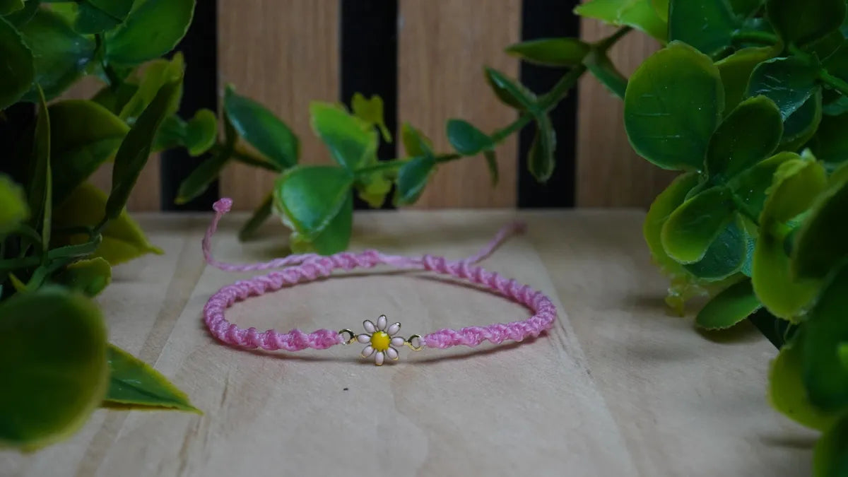Bracelets micro-macramé - Collection Fleur Bohème