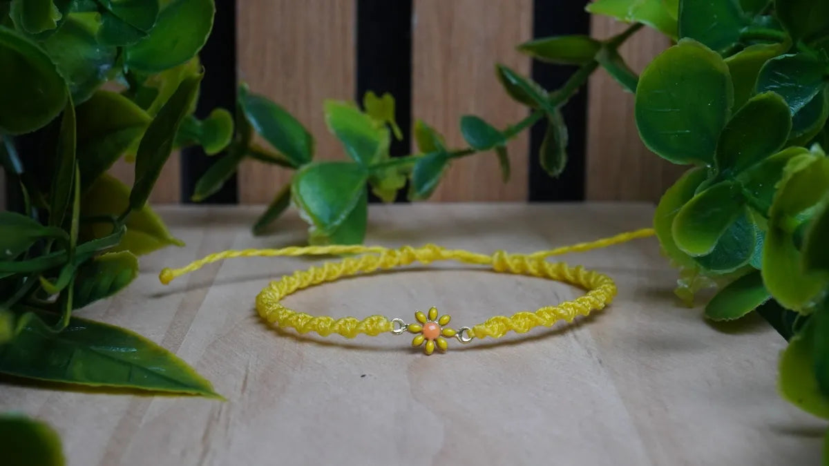 Bracelets micro-macramé - Collection Fleur Bohème