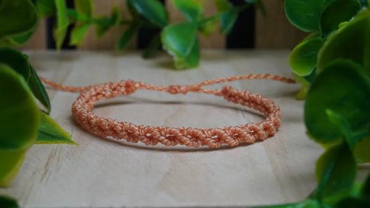 Bracelets micro-macramé - Collection Murmures Nocturnes